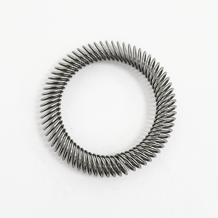 斜圈指觸彈簧
